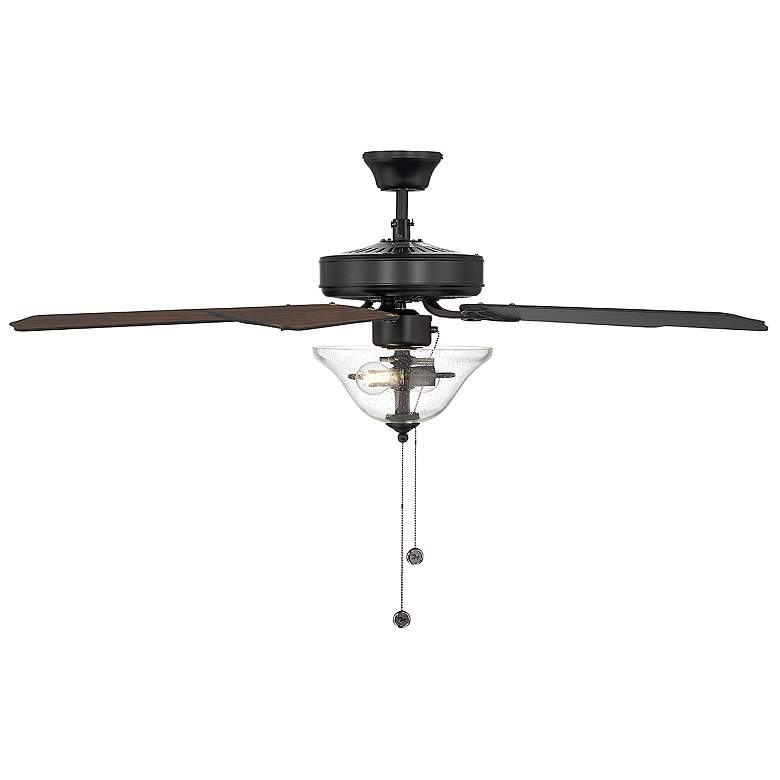 Image 3 52" 2-Light Ceiling Fan in Matte Black more views