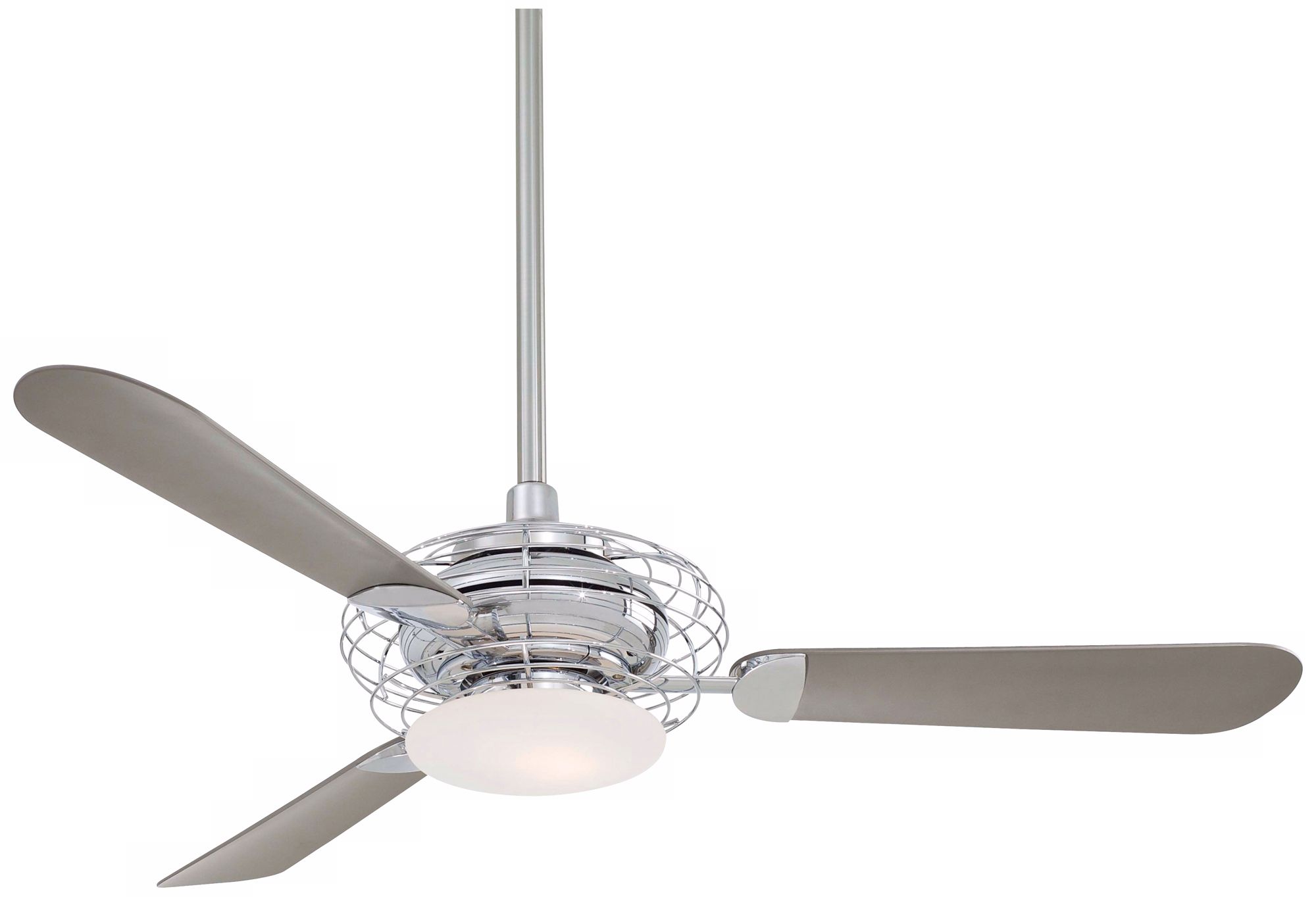52" Acero Polished Nickel Ceiling Fan