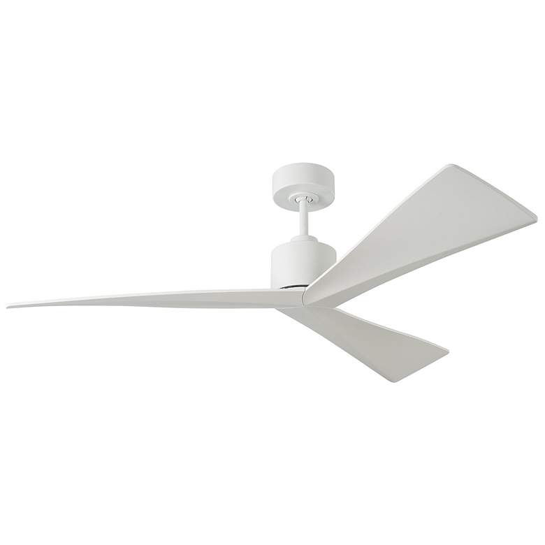 Image 1 52" Adler Matte White Ceiling Fan with White Blades