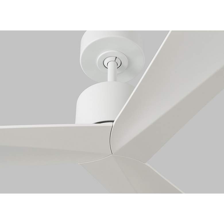 Image 2 52" Adler Matte White Ceiling Fan with White Blades more views
