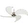 52" Aerial II Brushed Nickel Canvas Blade Ceiling Fan