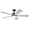 52" Astor Graphite and Brushed Steel LED Ceiling Fan