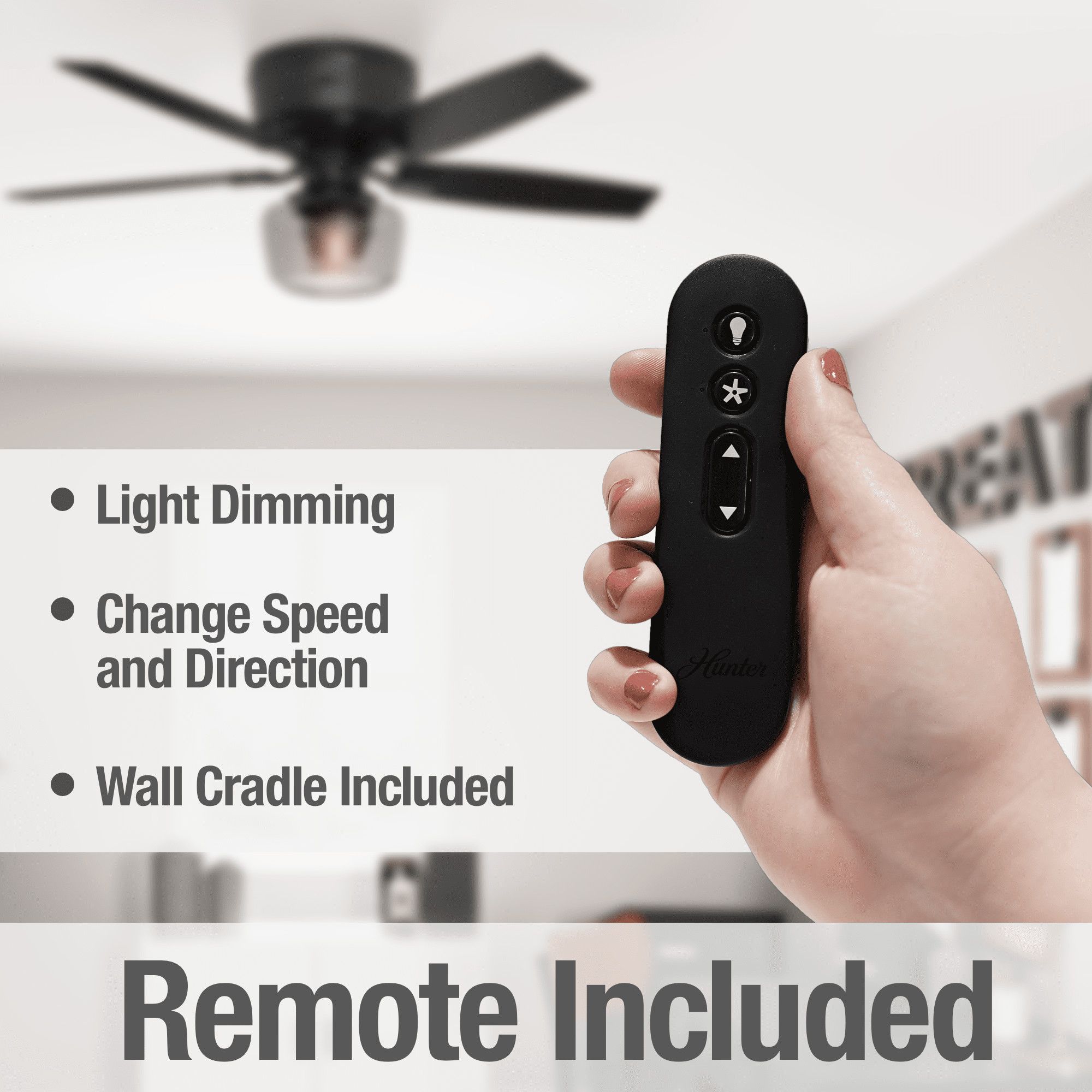 52" Bennett Matte Black and Greyed Walnut LED Ceiling Fan