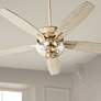 1_52" Breeze Aged Brass and Weathered Oak LED Ceiling Fan