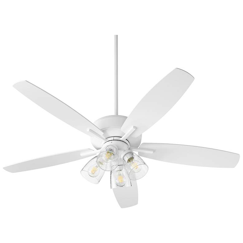 Image 1 52" Breeze Studio White LED Ceiling Fan