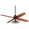 52" Bronze Rubbed Vintage Cage LED Ceiling Fan