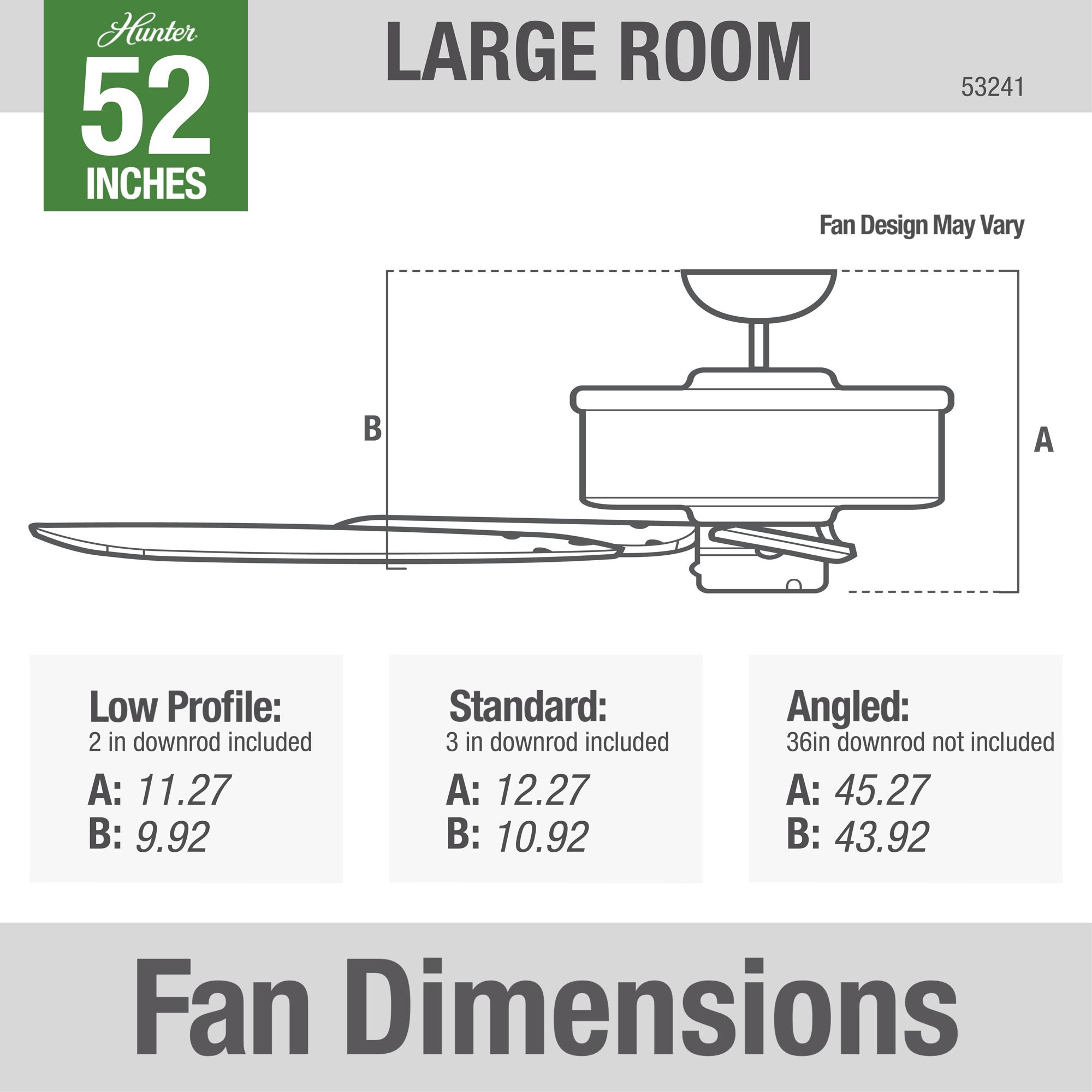 52" Builder Elite fan