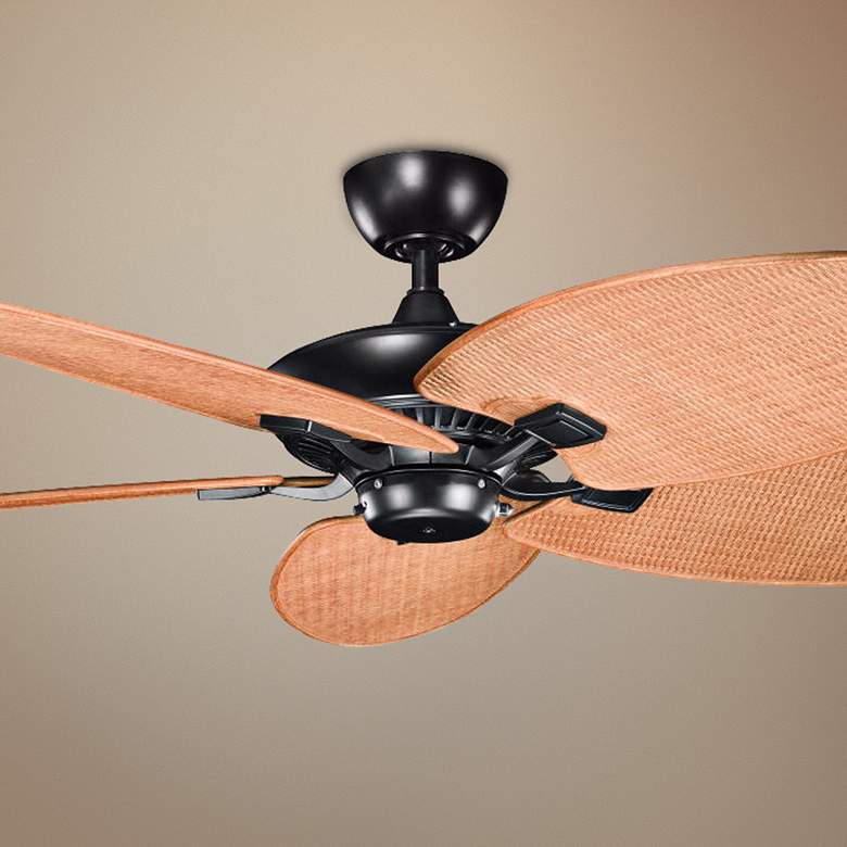 Image 1 52 inch Canfield Climates&#8482; Black Outdoor Ceiling Fan