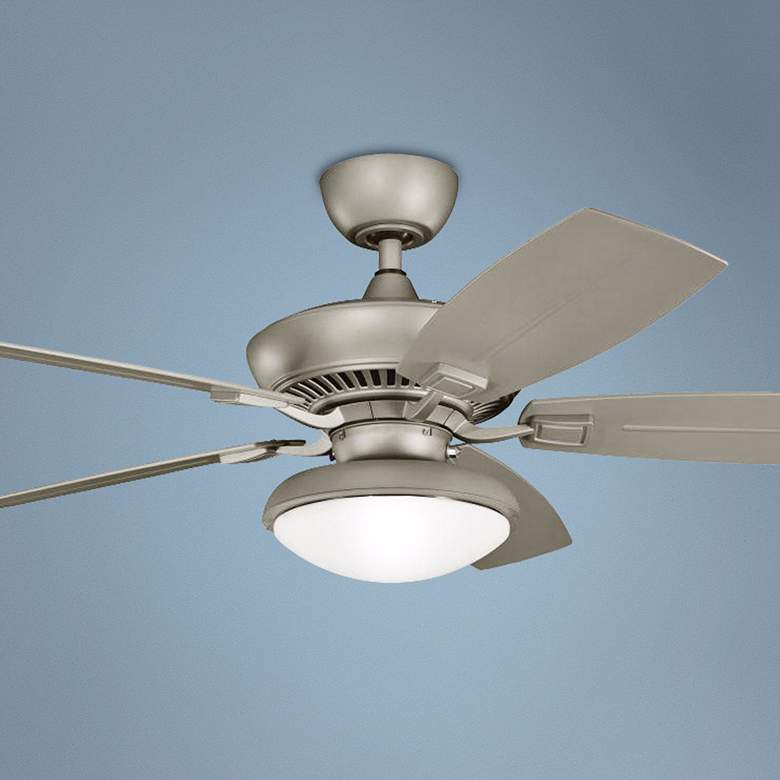 Image 1 52 inch Canfield Climates&#8482; Silver Light Outdoor Ceiling Fan