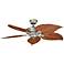 52" Canfield Climates™ Silver Outdoor Ceiling Fan