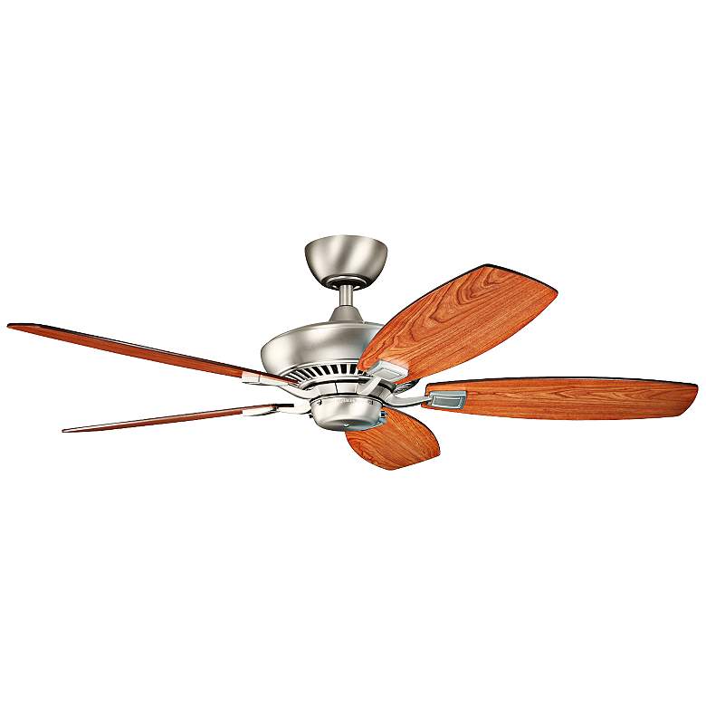 Image 2 52 inch Canfield Kichler Brushed Nickel Ceiling Fan with Pull Chain