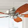 52" Canfield Kichler Brushed Nickel Ceiling Fan with Pull Chain