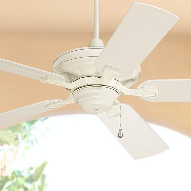 Image 1 52 inch Carrera Veranda Summer White Pull Chain Ceiling Fan