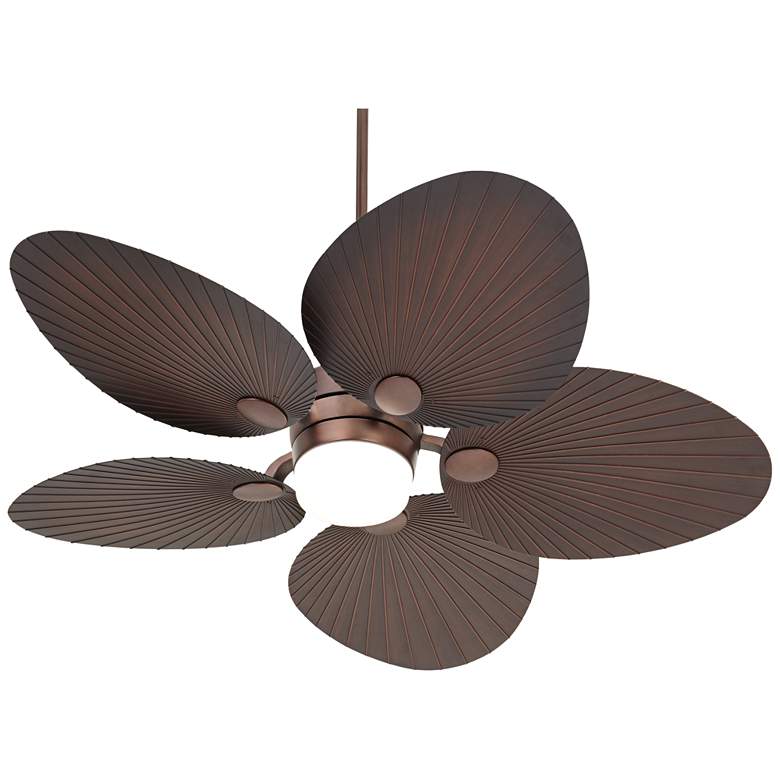 Image 5 52" Casa Breeze Oil-Brushed Bronze LED Damp Ceiling Fan with Remote more views
