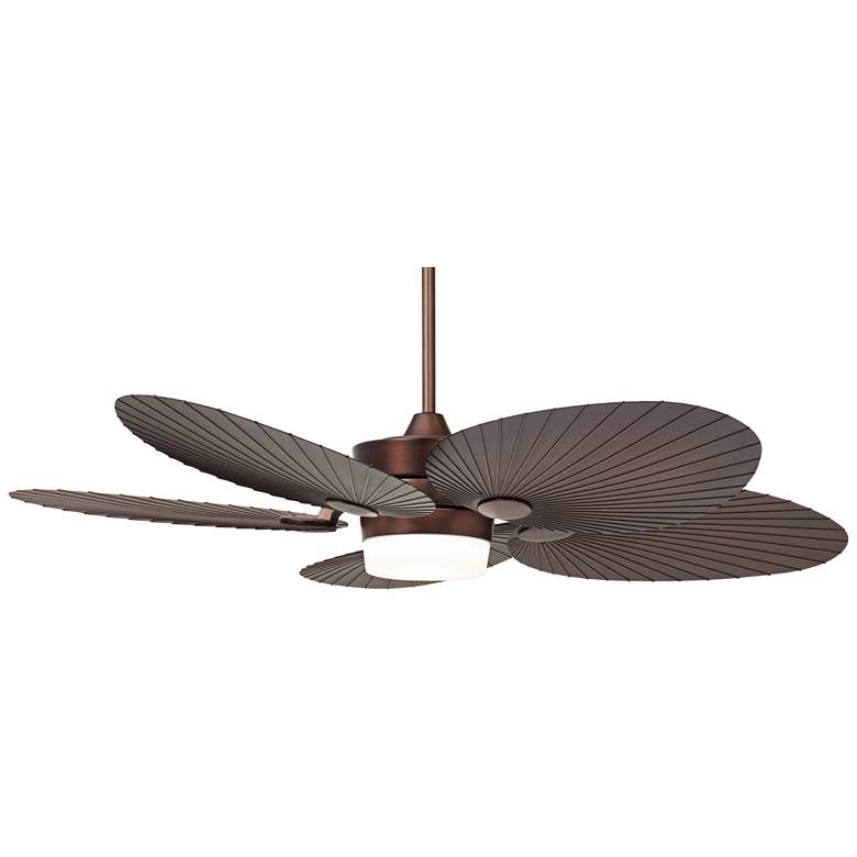 Image 6 52" Casa Breeze Oil-Brushed Bronze LED Damp Ceiling Fan with Remote more views
