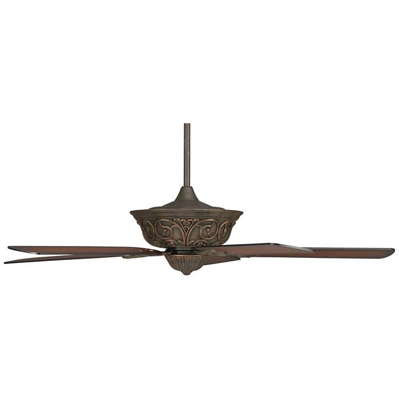 Image 5 52" Casa Contessa™ Bronze Ceiling Fan with Pull Chain more views