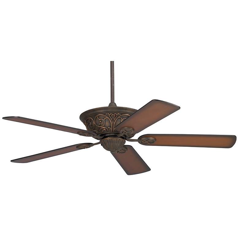 Image 4 52 inch Casa Contessa Bronze Teak Finish Ceiling Fan with Pull Chain more views