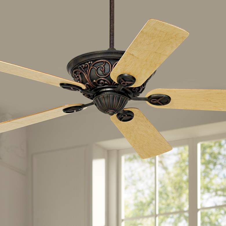 Image 1 52" Casa Contessa™ Dark Copper Bronze Pull Chain Ceiling Fan