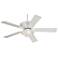 52" Casa Contessa™ White Ceiling Fan with Light Kit