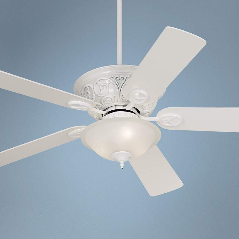 Image 1 52 inch Casa Contessa&#8482; White Ceiling Fan with Light Kit