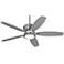 52" Casa Converge™ Brushed Steel LED Ceiling Fan