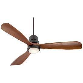 Image2 of 52" Casa Delta DC Bronze Outdoor CCT LED Ceiling Fan with Remote