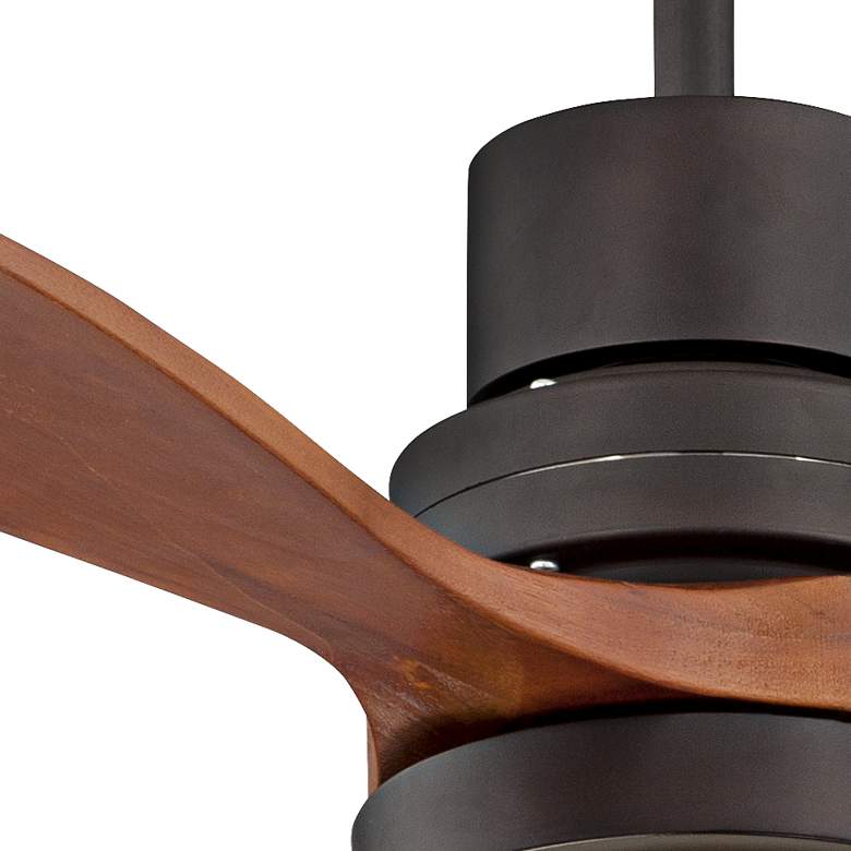 Image 3 52" Casa Delta DC Bronze Outdoor CCT LED Ceiling Fan with Remote more views