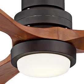 Image4 of 52" Casa Delta DC Bronze Outdoor CCT LED Ceiling Fan with Remote more views