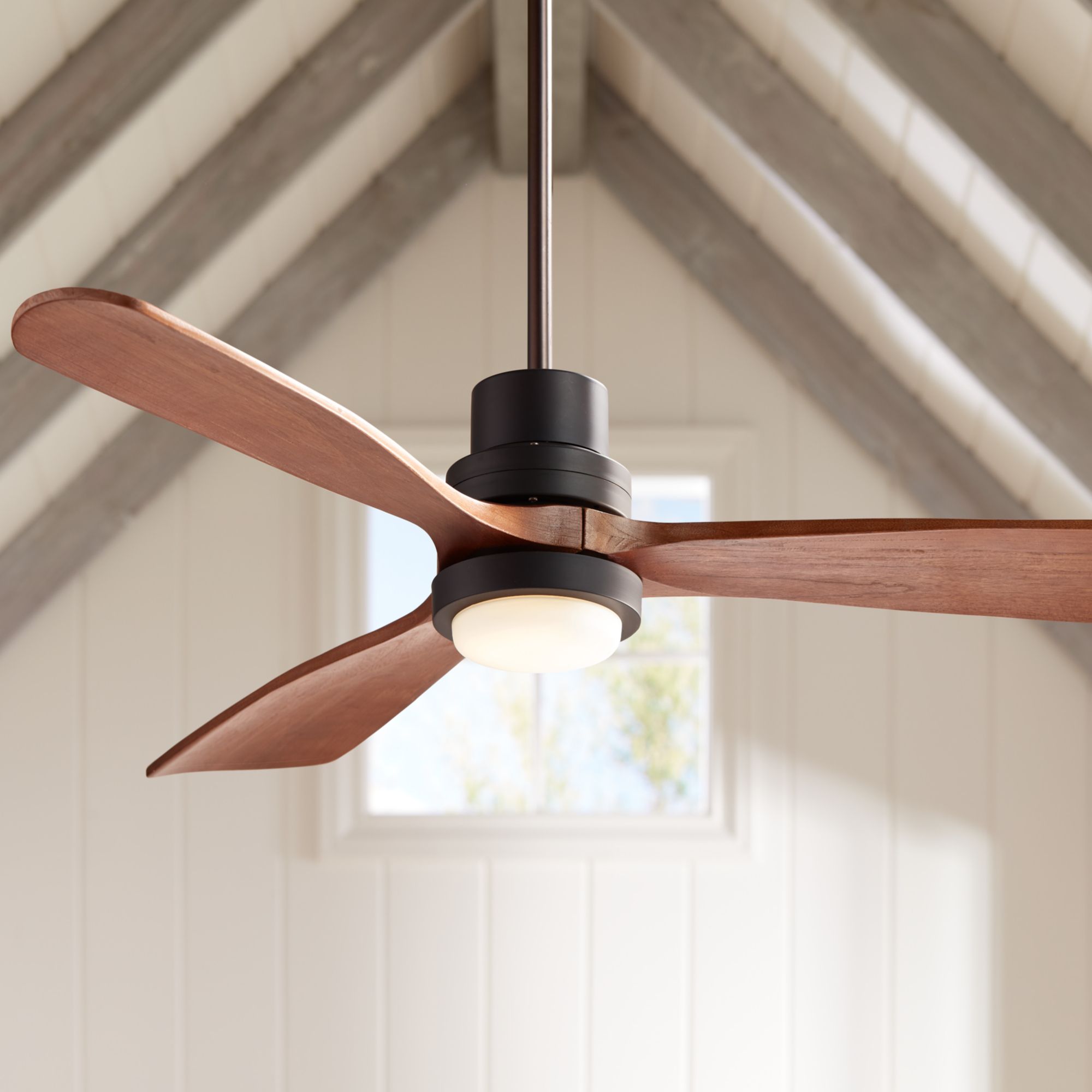 52" Casa Delta DC Bronze Outdoor CCT LED Ceiling Fan with Remote