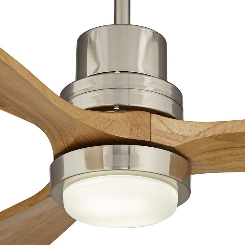 Image 3 52" Casa Delta DC Brushed Nickel CCT LED Ceiling Fan with Remote more views