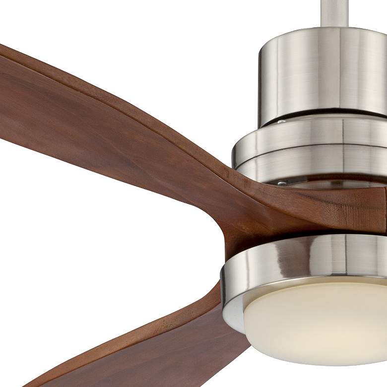 Image 3 52" Casa Delta DC Brushed Nickel CCT LED Ceiling Fan with Remote more views