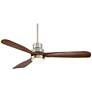 52" Casa Delta DC Brushed Nickel CCT LED Ceiling Fan with Remote