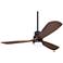 52" Casa Delta DC Dark Walnut Outdoor CCT LED Ceiling Fan with Remote