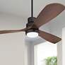 1_52" Casa Delta DC Dark Walnut Outdoor CCT LED Ceiling Fan with Remote