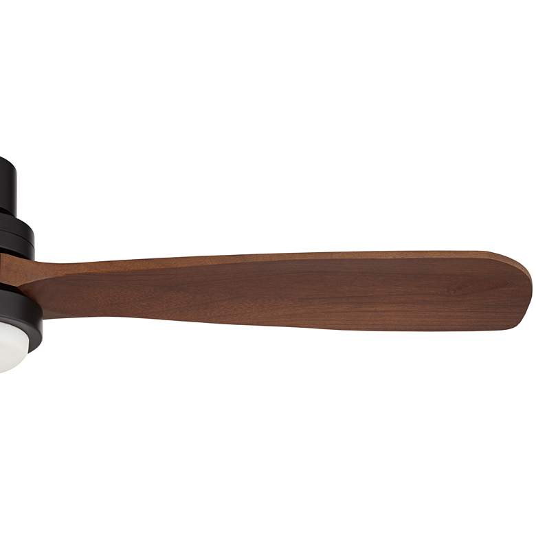 Image 4 52" Casa Delta DC Dark Walnut Outdoor CCT LED Ceiling Fan with Remote more views