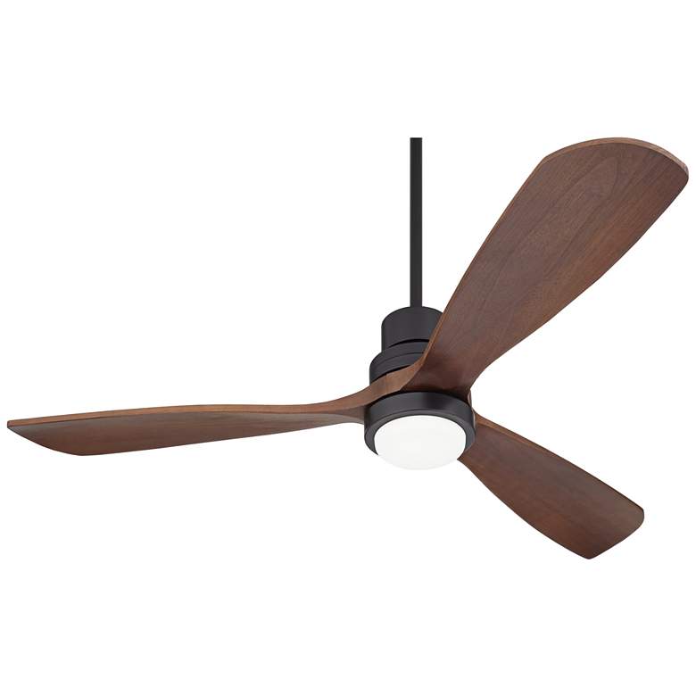 Image 6 52" Casa Delta DC Dark Walnut Outdoor CCT LED Ceiling Fan with Remote more views
