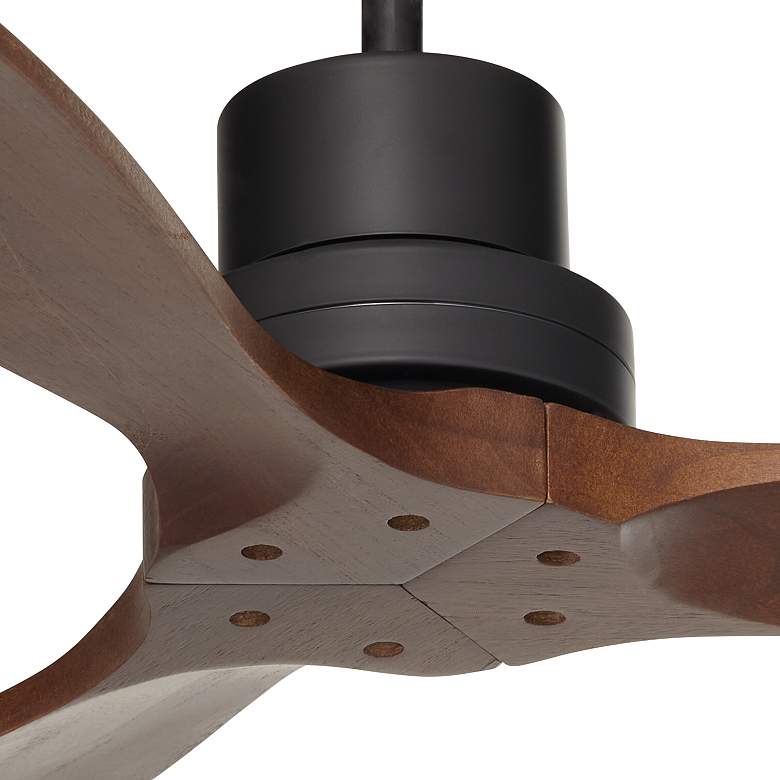 Image 3 52" Casa Delta DC Dark Walnut Outdoor Ceiling Fan with Remote more views