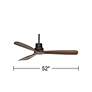 Watch A Video About the 52 Casa Delta DC Dark Walnut Outdoor Ceiling Fan with Remote