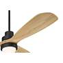 5_52" Casa Delta DC Matte Black Outdoor CCT LED Ceiling Fan with Remote more views