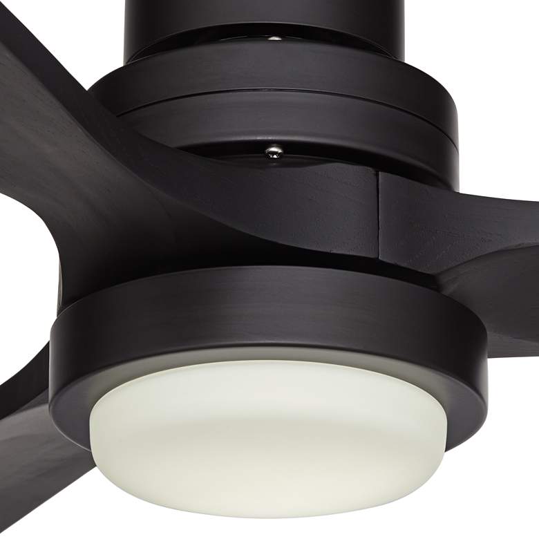 Image 3 52" Casa Delta DC Matte Black Outdoor CCT LED Ceiling Fan with Remote more views