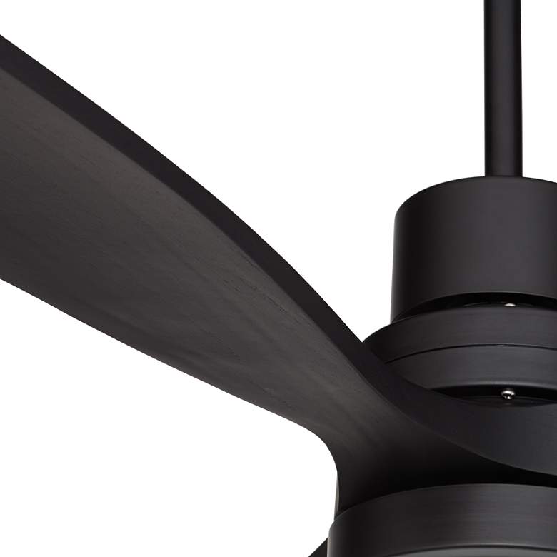 Image 4 52" Casa Delta DC Matte Black Outdoor CCT LED Ceiling Fan with Remote more views