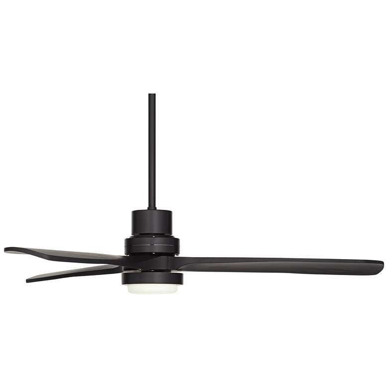 Image 7 52" Casa Delta DC Matte Black Outdoor CCT LED Ceiling Fan with Remote more views