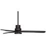 7_52" Casa Delta DC Matte Black Outdoor CCT LED Ceiling Fan with Remote more views
