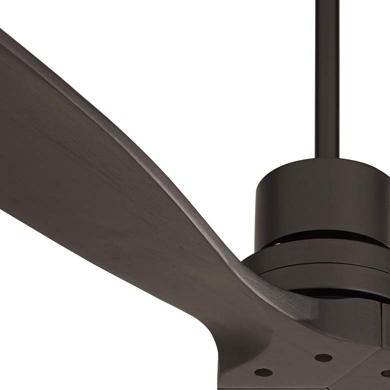 Image 4 52" Casa Delta DC Matte Black Outdoor Ceiling Fan with Remote more views