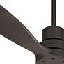 4_52" Casa Delta DC Matte Black Outdoor Ceiling Fan with Remote more views