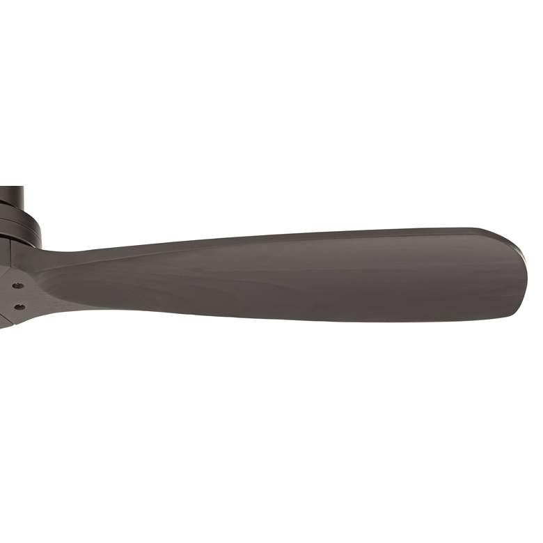 Image 5 52" Casa Delta DC Matte Black Outdoor Ceiling Fan with Remote more views