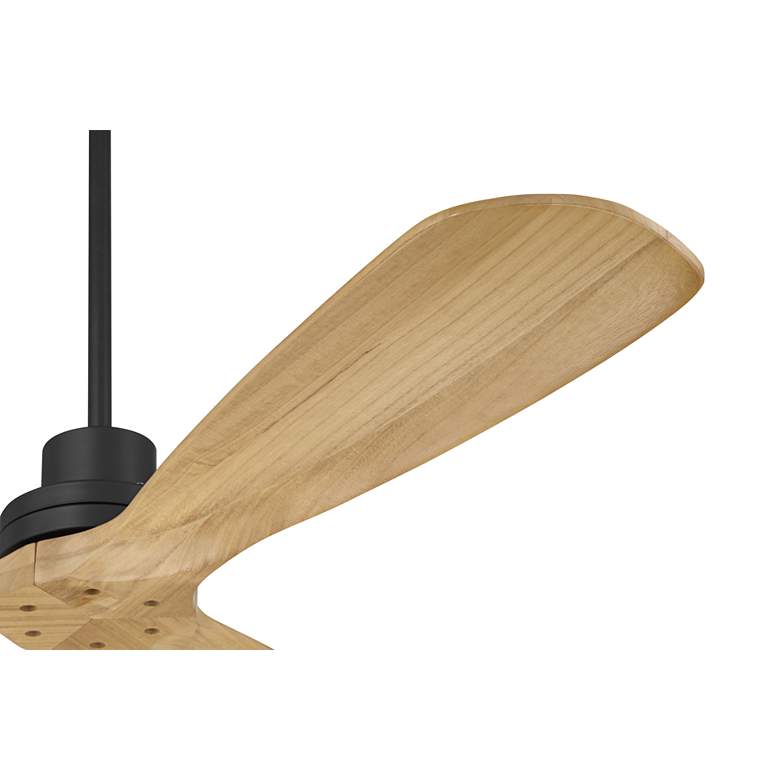 Image 4 52" Casa Delta DC Matte Black Outdoor Ceiling Fan with Remote more views