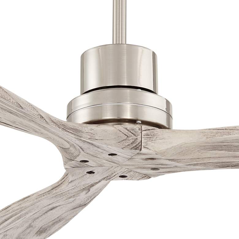 Image 3 52" Casa Delta DC Nickel and Gray Indoor Ceiling Fan with Remote more views