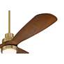 5_52" Casa Delta DC Soft Brass CCT LED Ceiling Fan with Remote more views