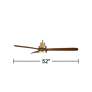 Watch A Video About the 52 Casa Delta DC Soft Brass CCT LED Ceiling Fan with Remote